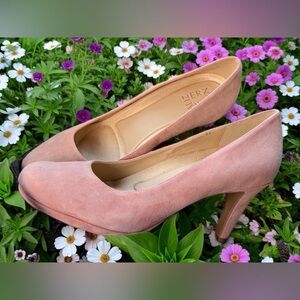 Naturalizer Michele Peony Pink Suede High Heel Pumps Size 8.5